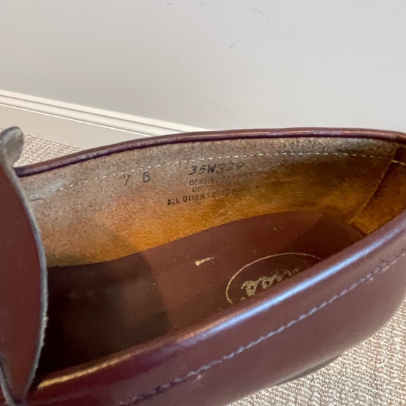 G.H. Bass Weejuns Leather Women’s Penny Loafers Wine size 7 - Picture 4 of 5